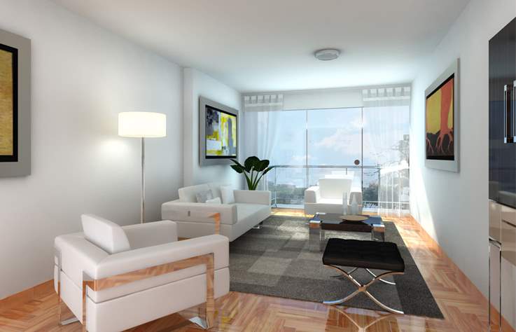 SALA CON BALCÓN, DEPARTAMENTO - AURORA 3