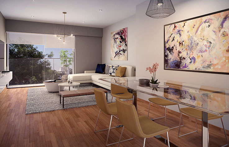 SALA COMEDOR, DEPARTAMENTO - PASEO PARQUE GRAÑA