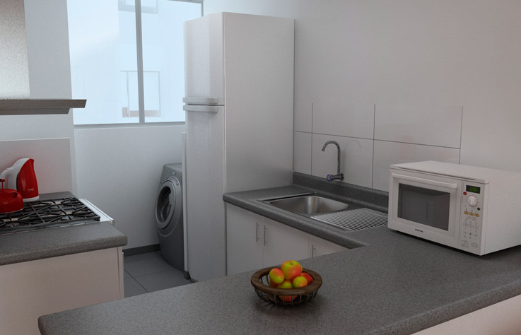 COCINA, DEPARTAMENTO - PATRIOTAS