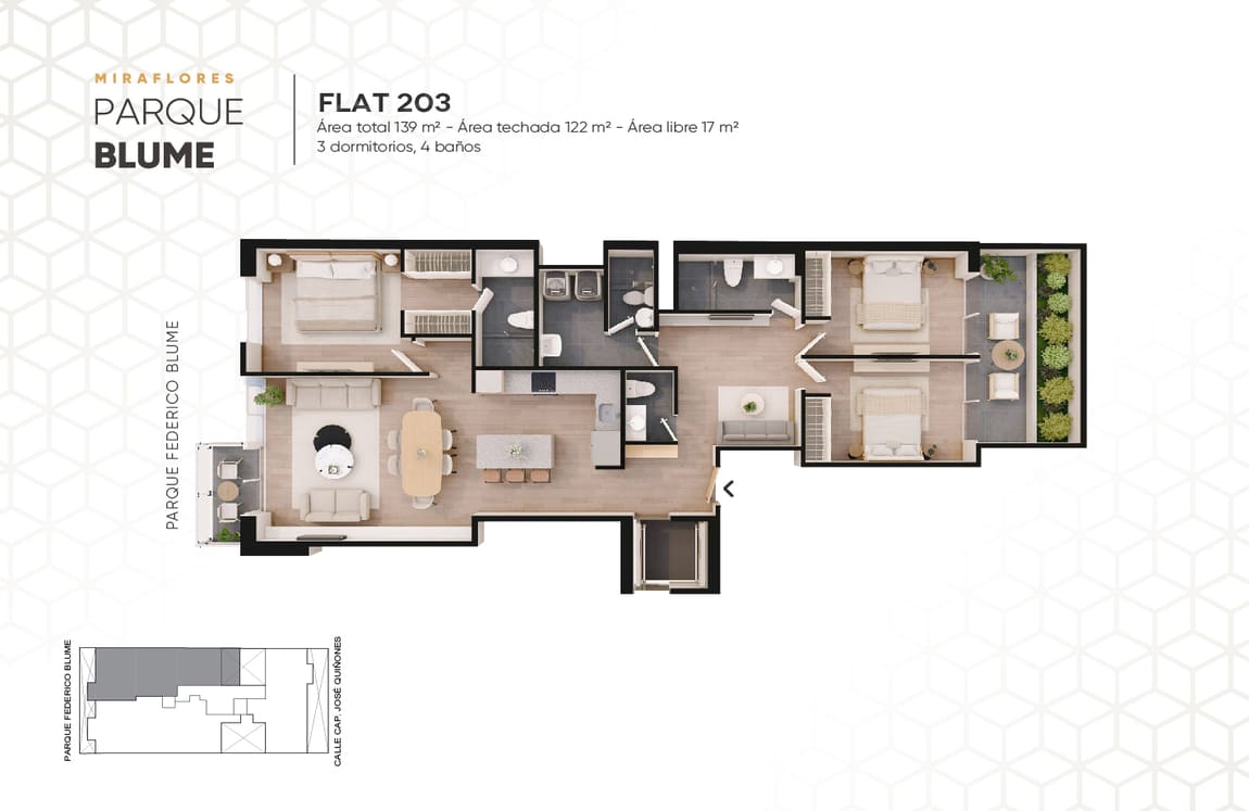 parque blume flat miraflores